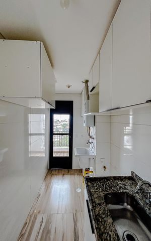 Apartamento para alugar com 38m², 1 quarto e 1 vagaCozinha e Área de Serviço