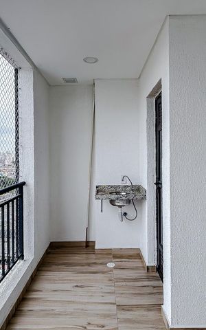 Apartamento para alugar com 38m², 1 quarto e 1 vagaVaranda