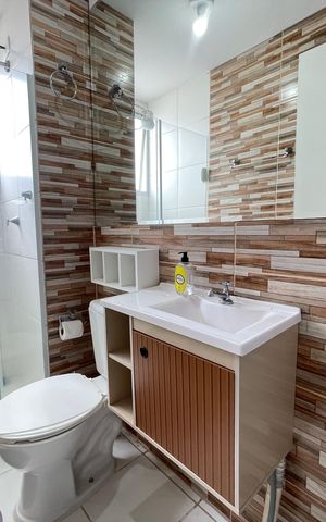 Apartamento para alugar com 42m², 2 quartos e sem vaga Apartamento para alugar com 42m², 2 quartos e sem vagaBanheiro