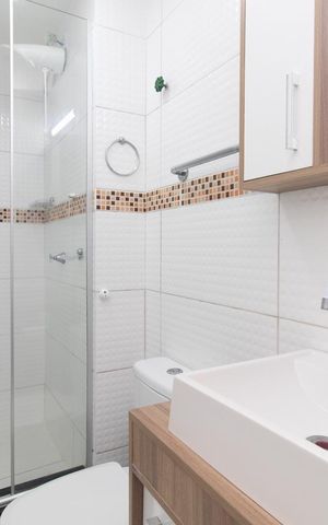 Apartamento para alugar com 40m², 1 quarto e sem vaga Apartamento para alugar com 40m², 1 quarto e sem vagaBanheiro