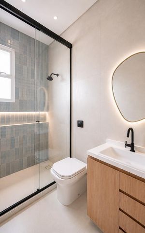 Apartamento à venda com 80m², 3 quartos e sem vaga Apartamento à venda com 80m², 3 quartos e sem vagaBanheiro