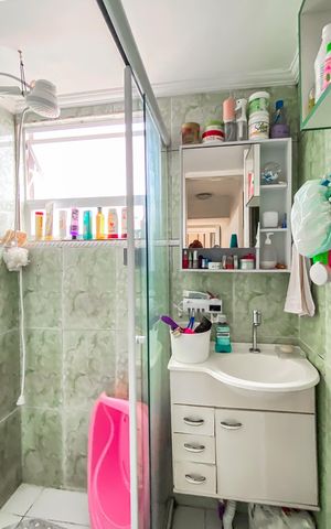Apartamento para alugar com 57m², 2 quartos e 1 vaga Apartamento para alugar com 57m², 2 quartos e 1 vagaBanheiro