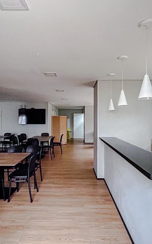 Apartamento para alugar com 55m², 2 quartos e 1 vagaÁrea comum - Salão de festas