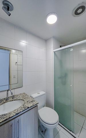 Apartamento para alugar com 55m², 2 quartos e 1 vagaBanheiro