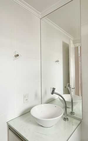 Apartamento para alugar com 45m², 2 quartos e sem vaga Apartamento para alugar com 45m², 2 quartos e sem vagaBanheiro