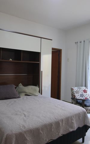 Casa de condomínio à venda com 130m², 2 quartos e 3 vagasSuíte 1