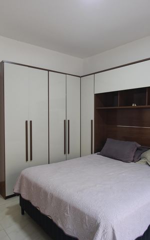 Casa de condomínio à venda com 130m², 2 quartos e 3 vagasSuíte 1