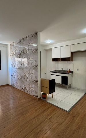 Apartamento à venda com 39m², 1 quarto e 1 vaga Apartamento à venda com 39m², 1 quarto e 1 vagaSala/Cozinha