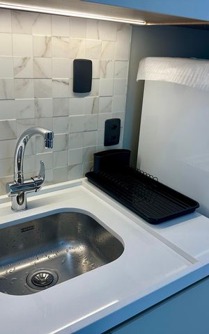 Studio para alugar com 26m², 1 quarto e sem vaga Studio para alugar com 26m², 1 quarto e sem vagaCozinha
