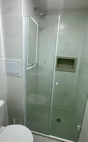 Studio para alugar com 26m², 1 quarto e sem vaga Studio para alugar com 26m², 1 quarto e sem vagaBanheiro
