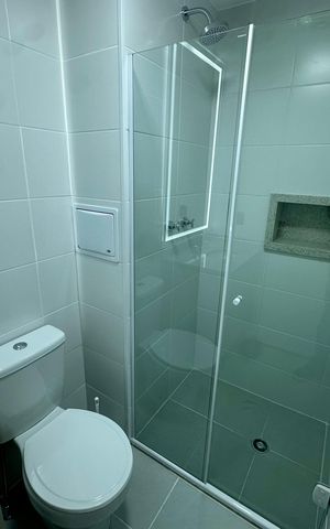Studio para alugar com 26m², 1 quarto e sem vaga Studio para alugar com 26m², 1 quarto e sem vagaBanheiro