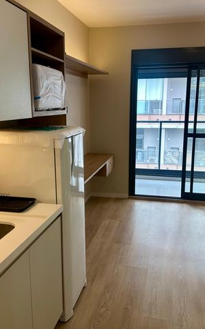 Studio para alugar com 26m², 1 quarto e sem vaga Studio para alugar com 26m², 1 quarto e sem vagaCozinha