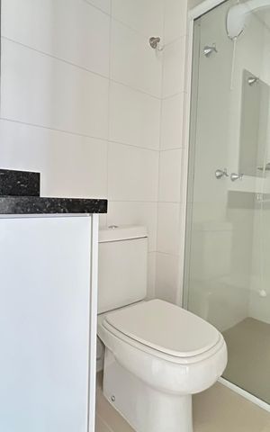 Apartamento para alugar com 112m², 2 quartos e 1 vaga Apartamento para alugar com 112m², 2 quartos e 1 vagaBanheiro Social