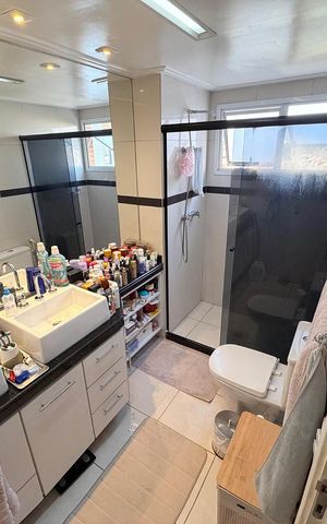 Apartamento à venda com 107m², 3 quartos e 2 vagas Apartamento à venda com 107m², 3 quartos e 2 vagasBanheiro