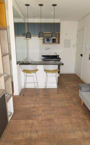 Apartamento para alugar com 38m², 1 quarto e 1 vagaSala