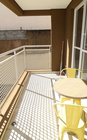 Apartamento para alugar com 38m², 1 quarto e 1 vagaSacada