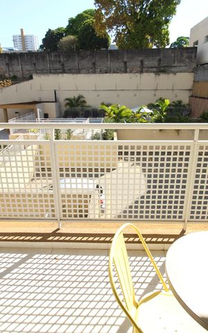 Apartamento para alugar com 38m², 1 quarto e 1 vagaSacada