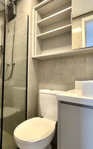 Apartamento à venda com 35m², 1 quarto e sem vaga Apartamento à venda com 35m², 1 quarto e sem vagaBanheiro
