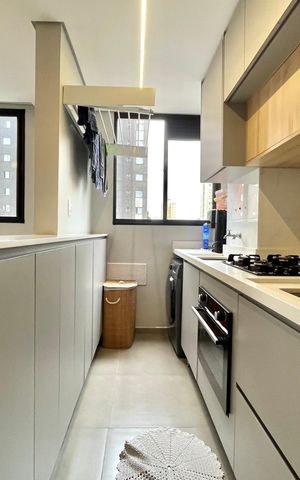 Apartamento à venda com 35m², 1 quarto e sem vaga Apartamento à venda com 35m², 1 quarto e sem vagaCozinha
