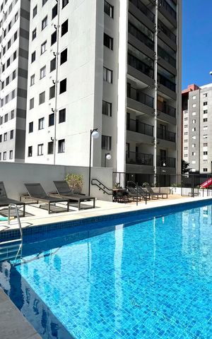 Apartamento à venda com 35m², 1 quarto e sem vaga Apartamento à venda com 35m², 1 quarto e sem vagaÁrea comum - Piscina