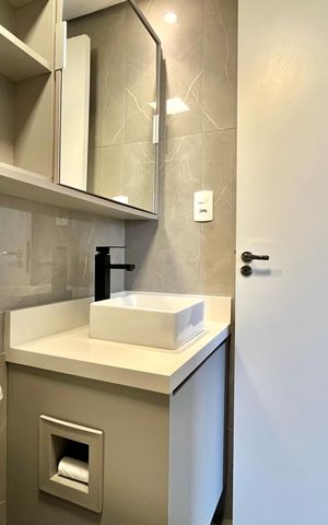 Apartamento à venda com 35m², 1 quarto e sem vaga Apartamento à venda com 35m², 1 quarto e sem vagaBanheiro