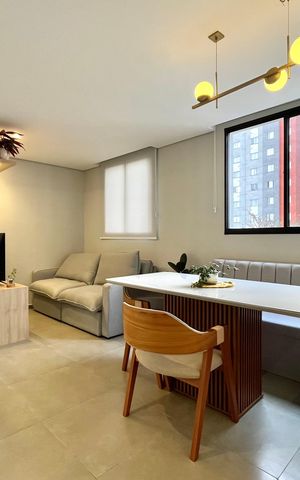 Apartamento à venda com 35m², 1 quarto e sem vaga Apartamento à venda com 35m², 1 quarto e sem vagaSala