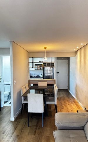 Apartamento à venda com 56m², 2 quartos e 1 vaga Apartamento à venda com 56m², 2 quartos e 1 vagaSala - Sala de Jantar