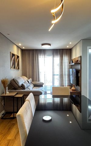 Apartamento à venda com 56m², 2 quartos e 1 vaga Apartamento à venda com 56m², 2 quartos e 1 vagaSala - Sala de Jantar