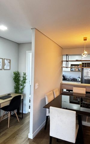 Apartamento à venda com 56m², 2 quartos e 1 vaga Apartamento à venda com 56m², 2 quartos e 1 vagaSala - Sala de Jantar