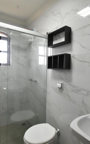 Apartamento para alugar com 170m², 3 quartos e 1 vagaBanheiro da Suíte