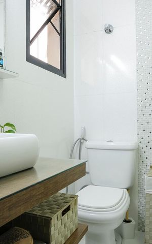 Apartamento à venda com 140m², 3 quartos e 2 vagasBanheiro da suíte 1