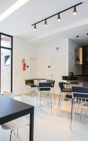 Apartamento para alugar com 47m², 1 quarto e 1 vaga Apartamento para alugar com 47m², 1 quarto e 1 vagaÁrea comum - Salão de festas