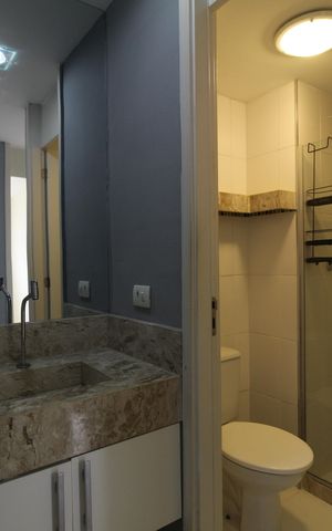 Apartamento à venda com 55m², 2 quartos e 1 vagaBanheiro