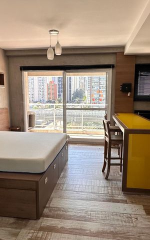 Studio para alugar com 38m², 1 quarto e 1 vaga