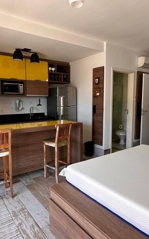 Studio para alugar com 38m², 1 quarto e 1 vaga
