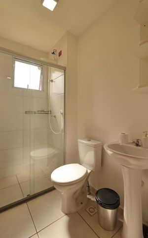 Apartamento para alugar com 45m², 2 quartos e 1 vaga Apartamento para alugar com 45m², 2 quartos e 1 vagaBanheiro