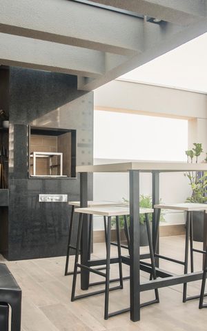 Studio para alugar com 29m², 1 quarto e sem vagaÁrea comum - Churrasqueira