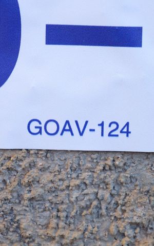 Apartamento à venda com 42m², 2 quartos e sem vagaPlaca GRANDE instalada na fachada do condomínio, dia 03.09.2026 - Código da placa: GOAV-124