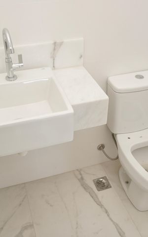 Apartamento à venda com 64m², 2 quartos e 2 vagasBanheiro Social