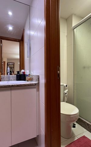 Apartamento à venda com 70m², 1 quarto e 1 vaga Apartamento à venda com 70m², 1 quarto e 1 vaga Banheiro Social