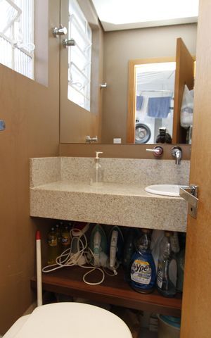 Apartamento à venda com 107m², 3 quartos e 1 vagaBanheiro de serviço