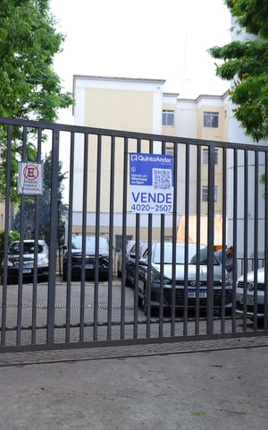Apartamento à venda com 40m², 2 quartos e 1 vagaPlaca GRANDE instalada no portão do condomínio, dia 07.09.2026 - Código da placa: MMGQ-1272