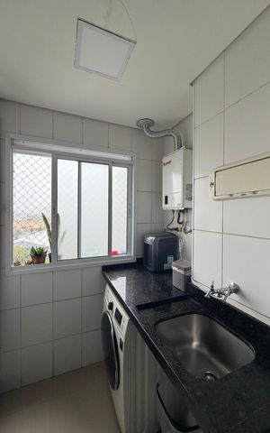Apartamento para alugar com 71m², 2 quartos e 1 vaga Apartamento para alugar com 71m², 2 quartos e 1 vagaCozinha e Área de Serviço