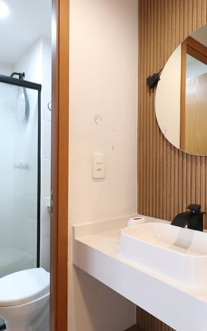 Apartamento para alugar com 38m², 2 quartos e sem vagaBanheiro 