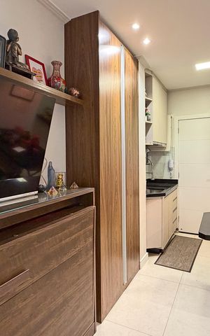 Studio para alugar com 29m², 1 quarto e sem vagaSala/Quarto
