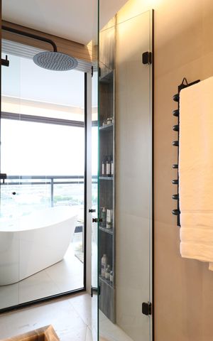 Apartamento à venda com 153m², 3 quartos e 3 vagasBanheiro da Suíte 3