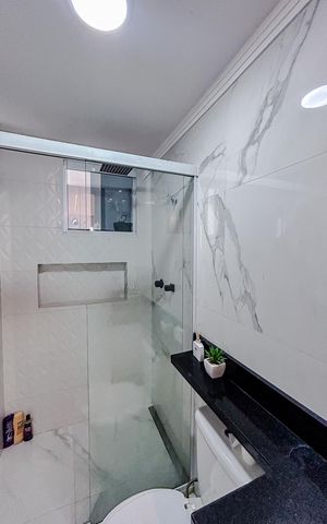 Apartamento à venda com 67m², 2 quartos e 1 vagaBanheiro
