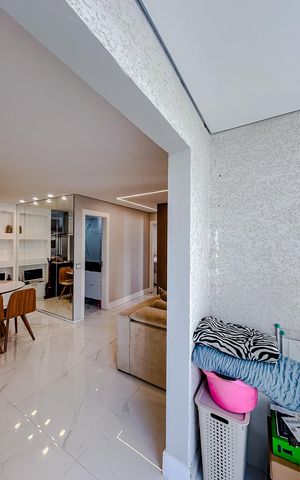 Apartamento à venda com 67m², 2 quartos e 1 vagaVaranda