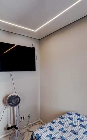 Apartamento à venda com 67m², 2 quartos e 1 vagaQuarto 2