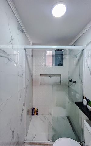 Apartamento à venda com 67m², 2 quartos e 1 vagaBanheiro